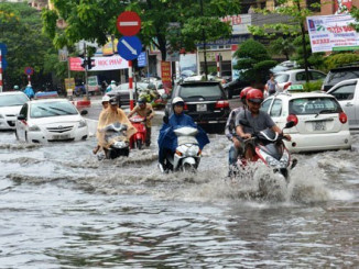 saison des pluies à Hanoi au Vietnam
