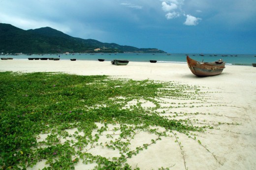 Plage My Khe , une des premières plages du Vietnam